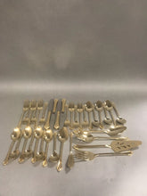 Load image into Gallery viewer, Set of 35 Gold Finish Rogers Bros. Flatware 4 Place Setting Plus Extra
