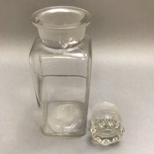 Load image into Gallery viewer, Vintage Drug Store Apothecary Candy Jar Clear Glass w/ Lid (7&quot;)(As Is)
