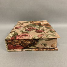 Load image into Gallery viewer, Vintage Floral Fabric Jewelry Box (2x9x7&quot;)
