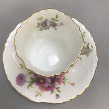 Load image into Gallery viewer, Hammersley Tea Cup and Saucer Pink &amp; Lavender Purple Daisies
