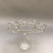 Load image into Gallery viewer, Blown Art Glass Lattice Edge Vase (5&quot; x 6.5&quot;)
