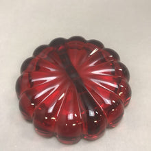 Load image into Gallery viewer, Vintage Viking Red Thick Glass / Ashtray Heavy (6&quot;)
