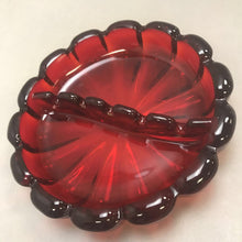 Load image into Gallery viewer, Vintage Viking Red Thick Glass / Ashtray Heavy (6&quot;)
