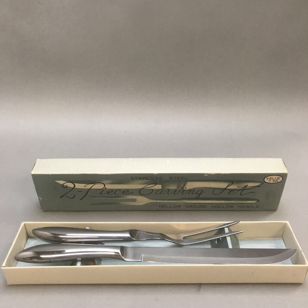 Stainless Steel 2-Piece Carving Set (13