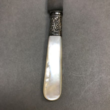 Load image into Gallery viewer, Landers Frary &amp; Clark Antique Sterling Silver Mother of Pearl Handled Knife (6&quot;)
