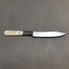 Load image into Gallery viewer, Landers Frary &amp; Clark Antique Sterling Silver Mother of Pearl Handled Knife (6&quot;)
