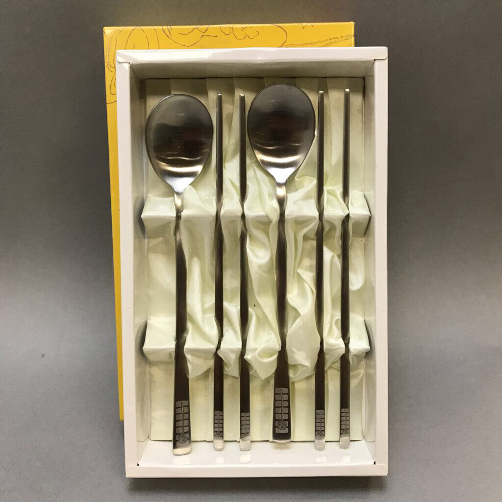 Haengnam TableJoy Stainless Steel Spoon & Chopsticks Set (1.5x6x10)
