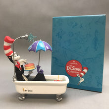 Load image into Gallery viewer, 2001 Hallmark Dr Seuss Cat In The Tub Cat in Hat Resin Figure 1st Edt #4641 (7&quot;)
