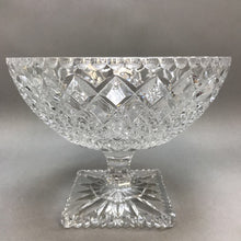 Load image into Gallery viewer, Rare Vintage Bohemian Crystal Footed Compote Bowl (7.5&quot;)
