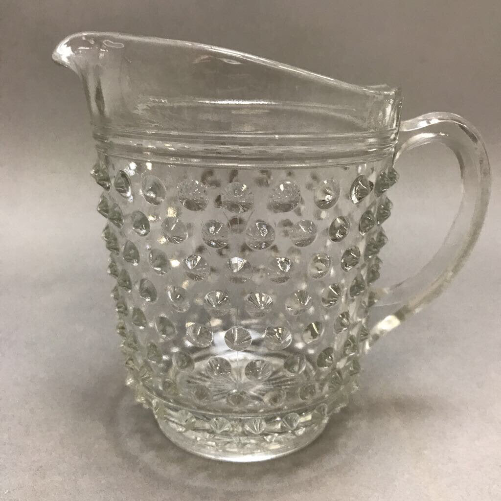 Anchor Hocking Clear Hobnail Glass Pitcher