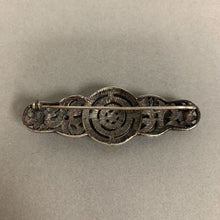 Load image into Gallery viewer, Vintage Art Deco Sterling Marcasite Bar Brooch Pin (2.5&quot;)
