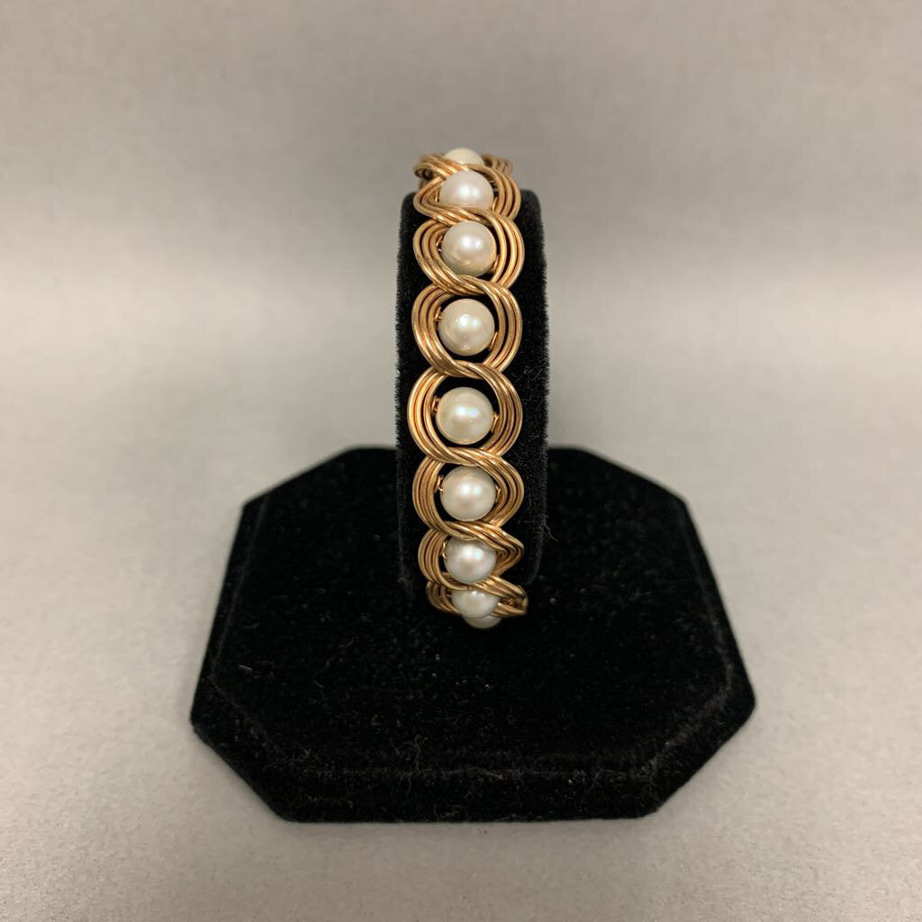 14K Gold Pearl 7.5