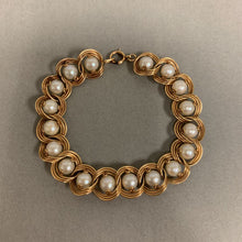 Load image into Gallery viewer, 14K Gold Pearl 7.5&quot; Bracelet (19.5g)
