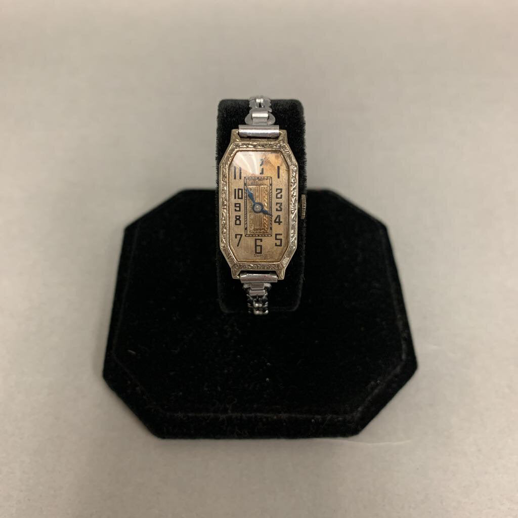 Antique Belais 18K White Gold Ladies Watch (As-Is)