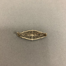 Load image into Gallery viewer, Victorian 14K White Gold Filigree Pin (1.5g)
