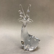 Load image into Gallery viewer, Clear Glass Reindeer Figurine (6.25&quot;)
