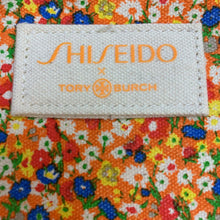 Load image into Gallery viewer, Shiseido x Tory Burch Orange Floral Zip Bag (8x10&quot;)
