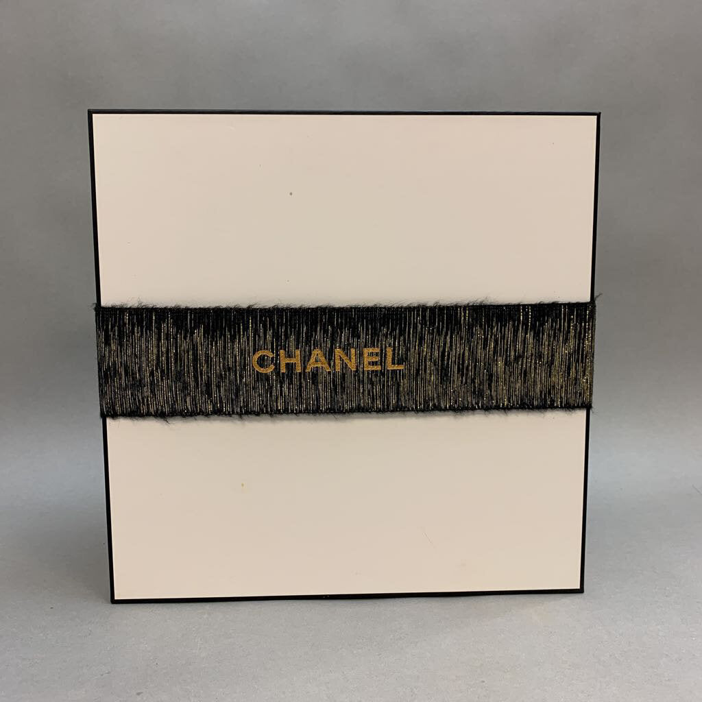 Chanel Large Logo GIft Box w/ Black Ribbon (Empty) (11x11x4.5