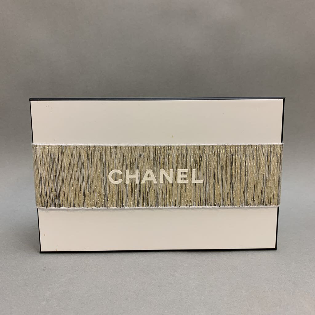 Chanel Small Logo Gift Box w/ Gold Ribbon (Empty) (6x9x3