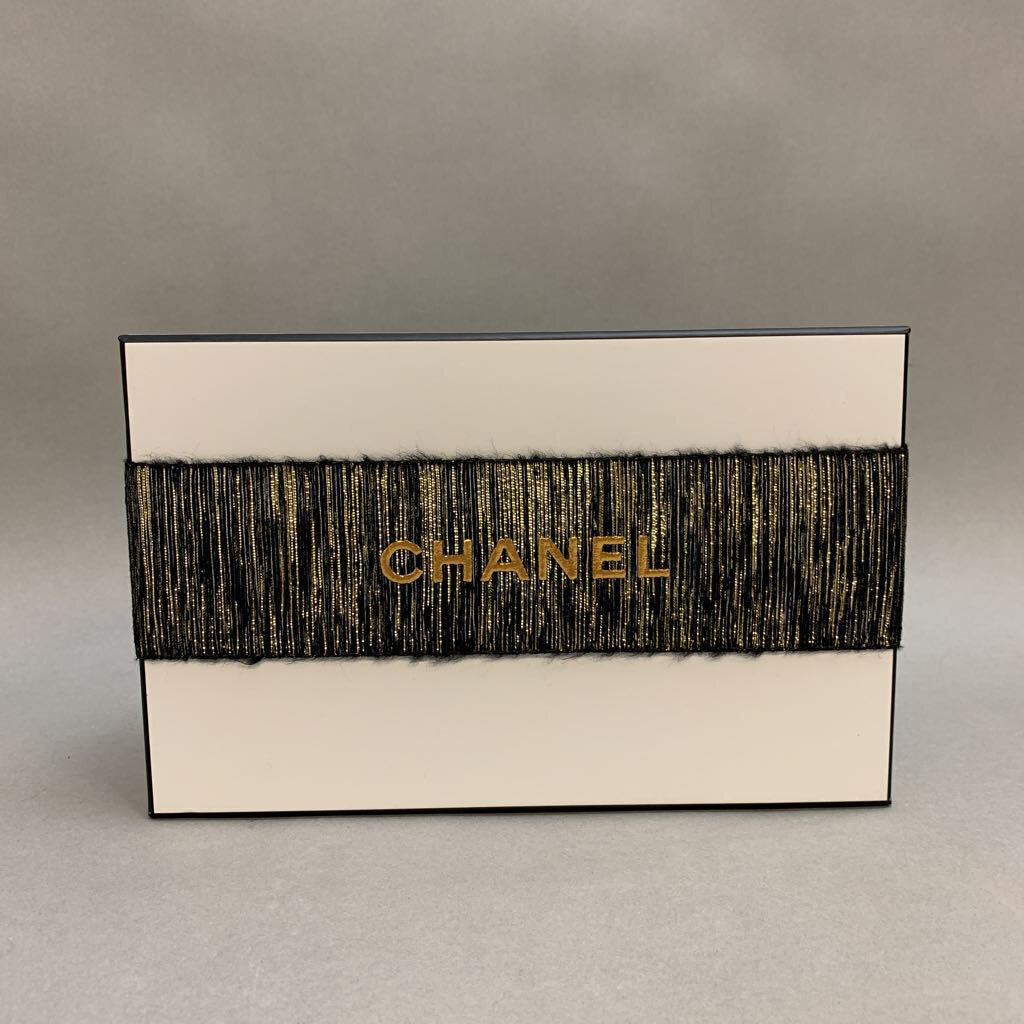 Chanel Small Logo Gift Box w/ Black Ribbon (Empty) (6x9x3