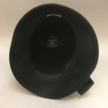 Load image into Gallery viewer, Vintage Henry Pollack Black Felt Cloche Hat
