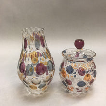 Load image into Gallery viewer, MCM Czech Sklo Union by Max Kannegieesser Water Carafe &amp; Sugar / Condiment Bowl (2pc)
