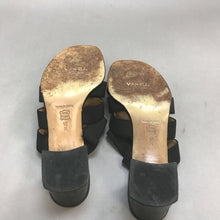 Load image into Gallery viewer, Van Eli Black Stretch Slip On Sandal Shoes 2&quot; Heel Black (Sz10M)
