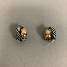Load image into Gallery viewer, Two-tone Renaissance Revival Design Earrings
