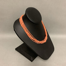 Load image into Gallery viewer, Vintage Pink Coral Beaded Multi-strand Necklace w/ 14K Gold Clasp (16&quot;)
