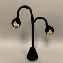 Load image into Gallery viewer, 12K Black Hills Gold Filled Leaf Clip Earrings
