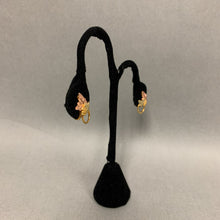 Load image into Gallery viewer, 12K Black Hills Gold Filled Leaf Clip Earrings
