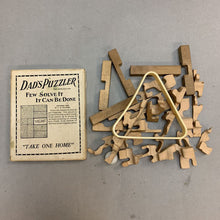 Load image into Gallery viewer, Vintage Dad&#39;s Puzzler &amp; Other Wooden Games
