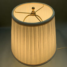 Load image into Gallery viewer, Crystal Table Lamp w/ Crescent Brass Base (21x12&quot;)
