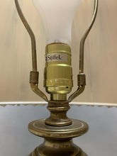 Load image into Gallery viewer, Stiffel Heavy Brass Urn Lamp w/ Shade (31x18&quot;)
