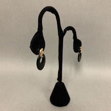Load image into Gallery viewer, 14K Gold Onyx Earrings (3.0g)
