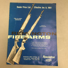 Load image into Gallery viewer, Remington Dealer Price List 1961 Firearms Rifles Guns Catalogue Catalog Prices
