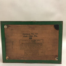 Load image into Gallery viewer, Vintage Wood Cigar Box Made Into Keepsake Box (3x9x7)
