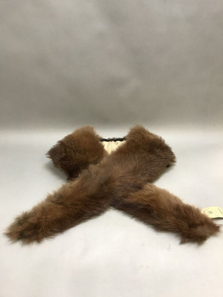 Vintage Genuine Brown Fox Fur Collar (52