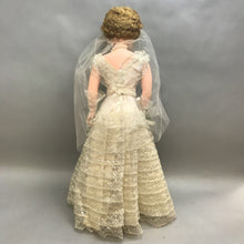 Load image into Gallery viewer, Vintage 1950&#39;s Soft Vinyl Doll - Betty the Beautiful Bride (~31&quot;)

