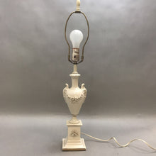 Load image into Gallery viewer, Antique Porcelain Table Lamp with No Shade (25&quot;)
