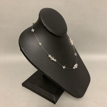 Load image into Gallery viewer, Iridescent Crystal Bead Illusion Wire Necklace (18&quot;)
