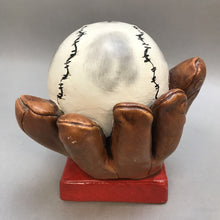 Load image into Gallery viewer, Gianelli&#39;s Art Products Ceramic Baseball &amp; Glove Bank (~7.75&quot;)
