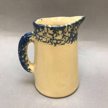 Load image into Gallery viewer, Alpine Pottery Spongeware Pitcher, Old Farm House (5.75&quot;)
