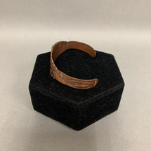 Load image into Gallery viewer, Vintage Stamped Copper Cuff Bracelet
