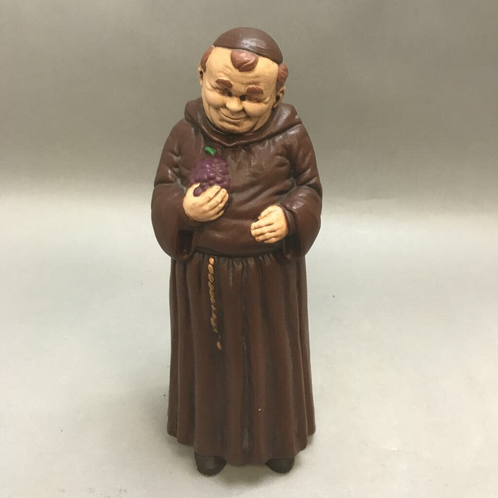 Chalkware Monk / Friar Figurine (13