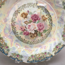 Load image into Gallery viewer, Iridescent Hand Painted Porcelain Plate Japan (10&quot;)
