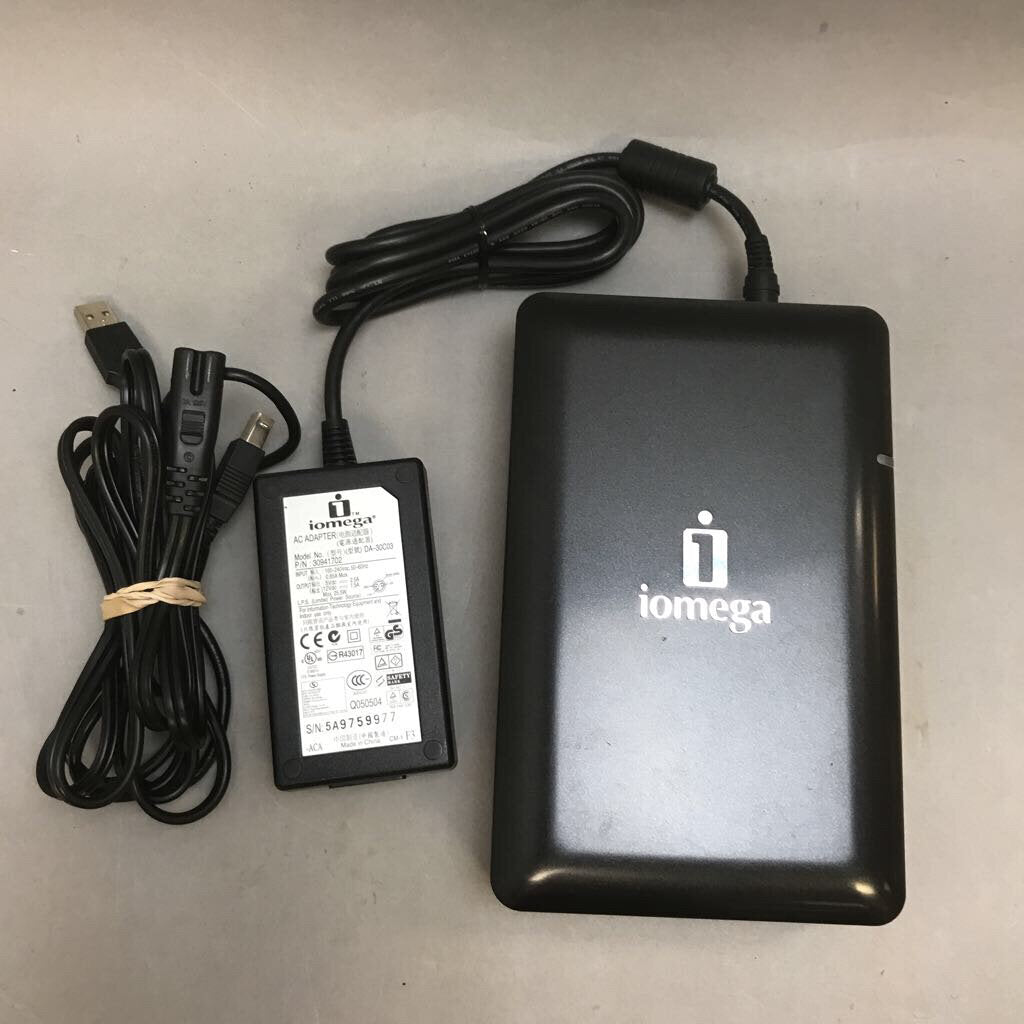 iOmega 300GB External Hard Drive (8x5x2)