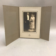 Load image into Gallery viewer, Vintage Fold Out Bride &amp; Groom Photograph (5x7)
