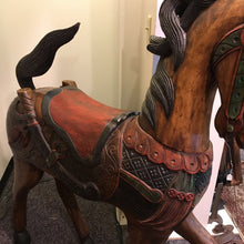 Load image into Gallery viewer, Large Carved Wood Horse (58x46x13)
