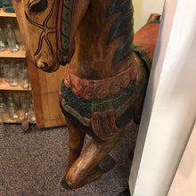 Load image into Gallery viewer, Large Carved Wood Horse (58x46x13)
